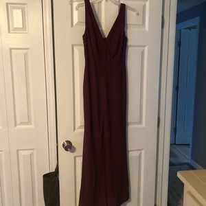 Burgundy Jumpsuit